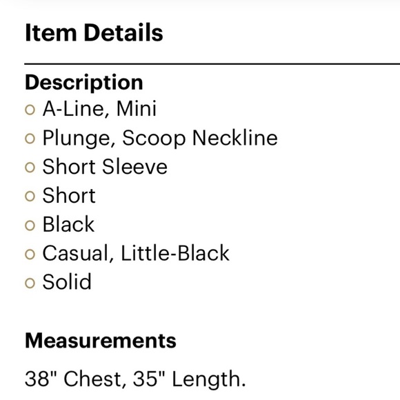 Ann Taylor LOFT size small black T-shirt dress - Picture 4 of 6